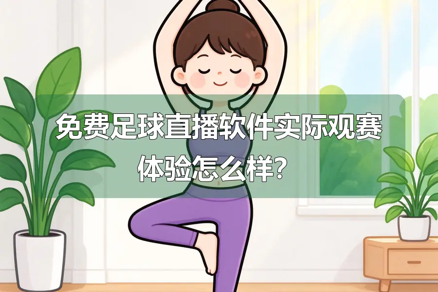 免费足球直播软件实际观赛体验怎么样？